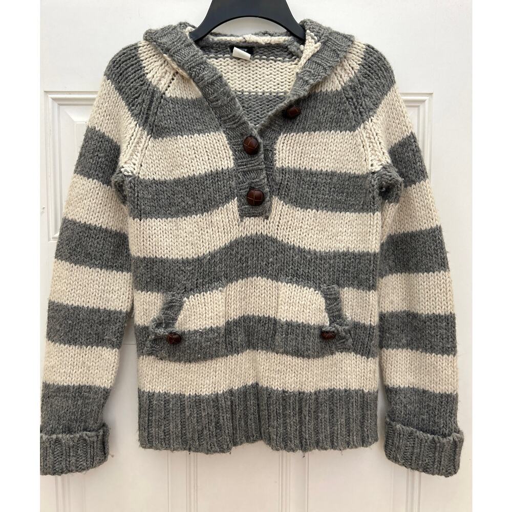 COPY - J. Crew Wool/Alpaca Blend Fuzzy Warm Sweater/Hoodie  Women’s Medium